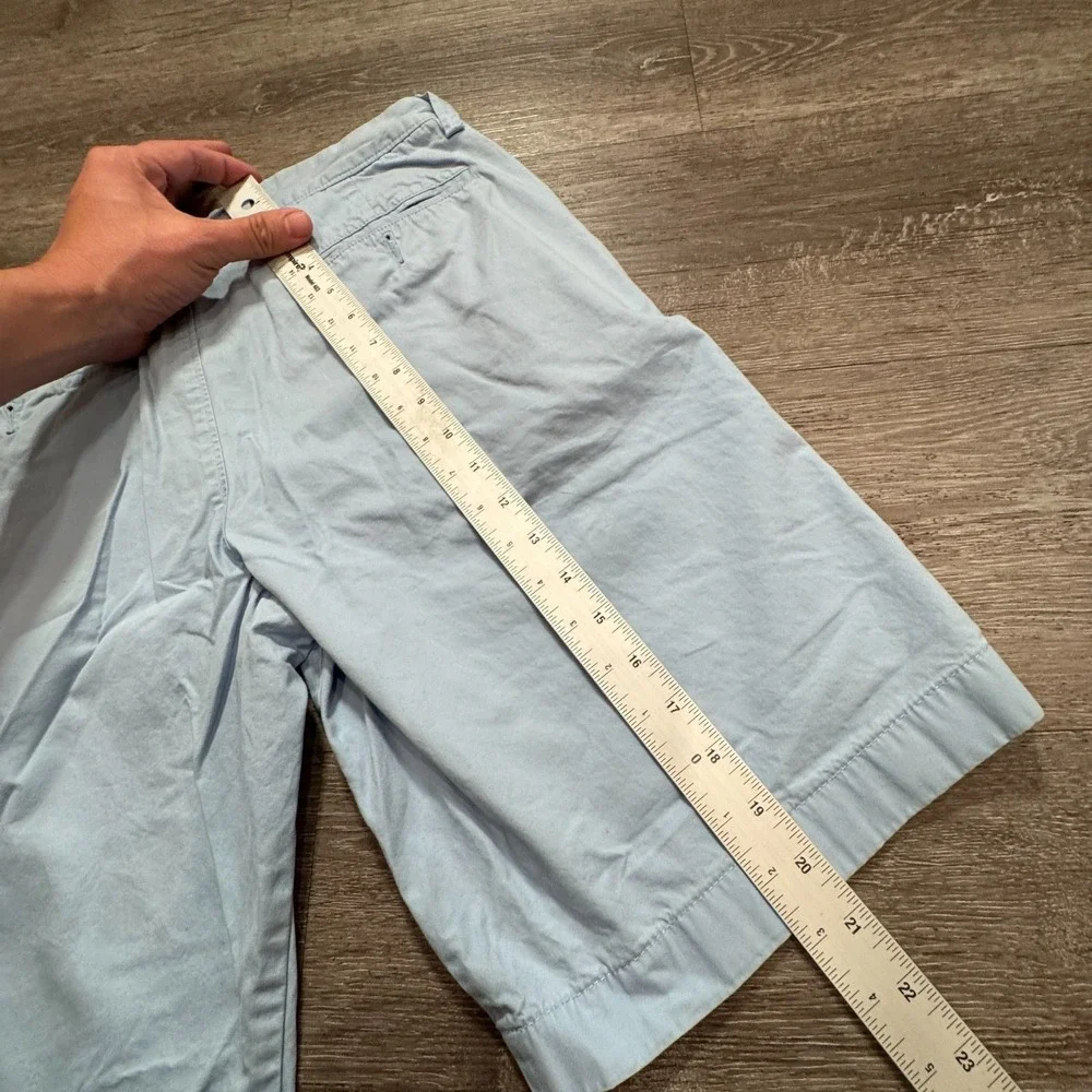 J Crew Shorts‎ Mens 30 Blue Cotton Beach Resort Preppy Chino Club Short 10